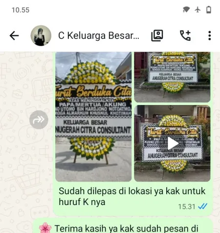 Pengiriman Papan Bunga Duka Makeup Artist Jakarta